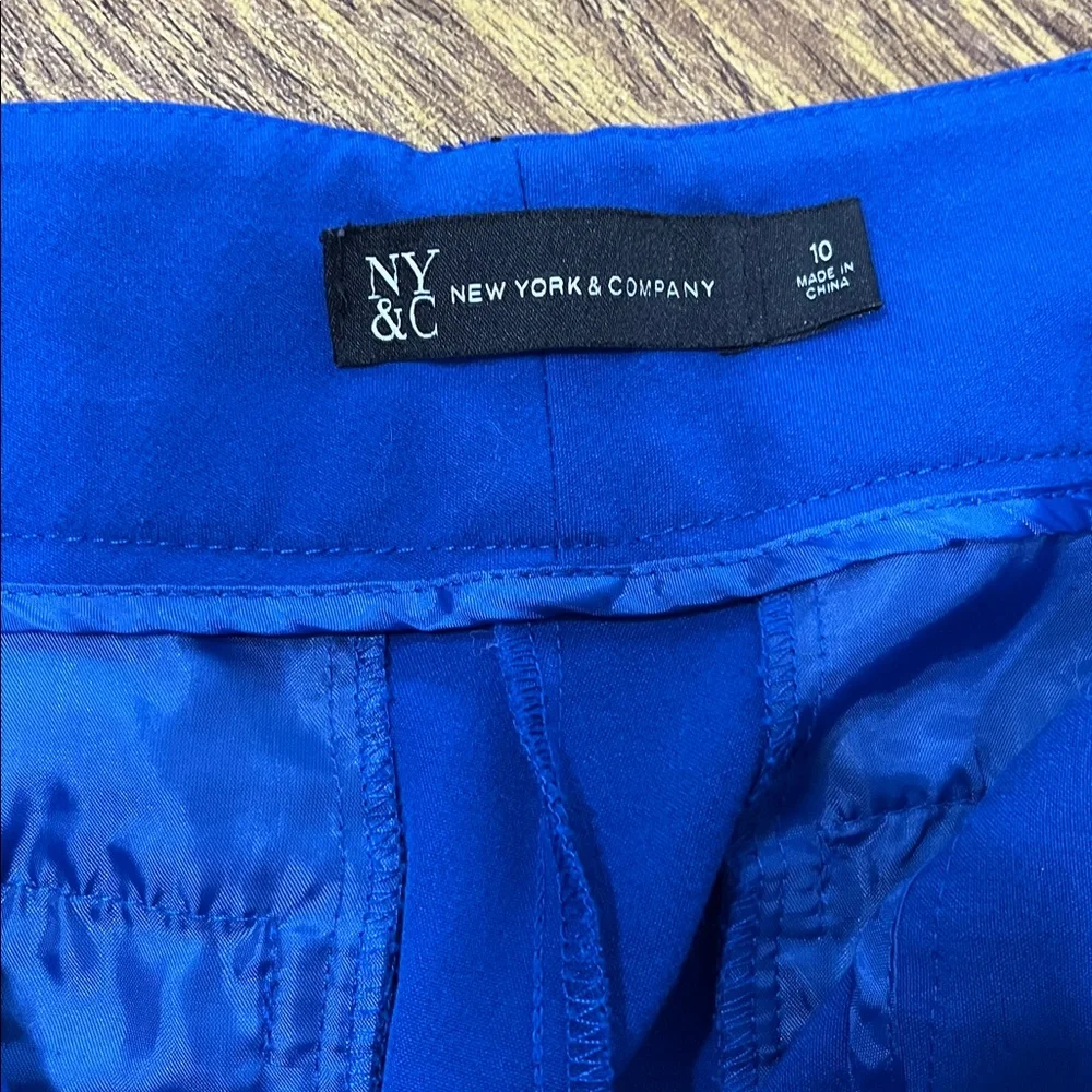 New York & Company Vibrant Blue pants - Picture 2 of 5